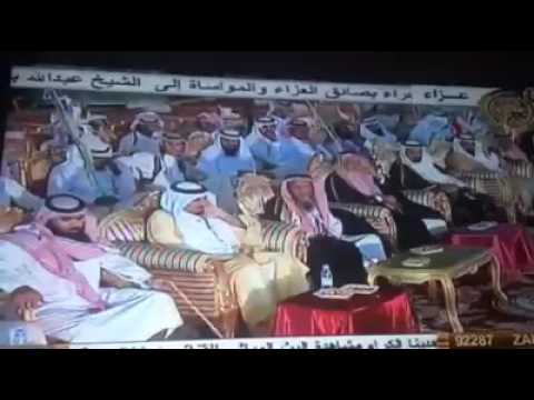 الشاعر ظافر المسعودي في حفل الشيخ سالم الحبابي