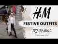 H&M NEW IN| FESTIVE HAUL & OUTFIT IDEAS| DECEMBER 2020| Katie Peake