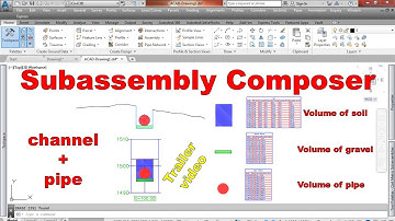 Trailer-How To Create a Channel With Pipe Subassembly In Civil3D 2023