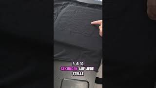 Aufbügelanleitung großes Bügelbild aus Strass  auf T-Shirt ( Baumwolle)