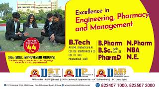 🚀 Excellence in Engineering, Pharmacy &amp; Management | IIST | IIP | IIMR Indore