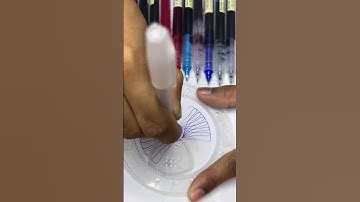 Can you count the rotations of pen? || ASMR || spirograph with zaid