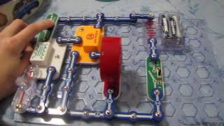 Snap Circuits Extreme | Project 584: Motor Sound Using Transformer