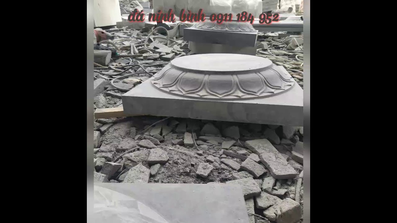 chân tảng đá kê cột gỗ | đá ninh bình