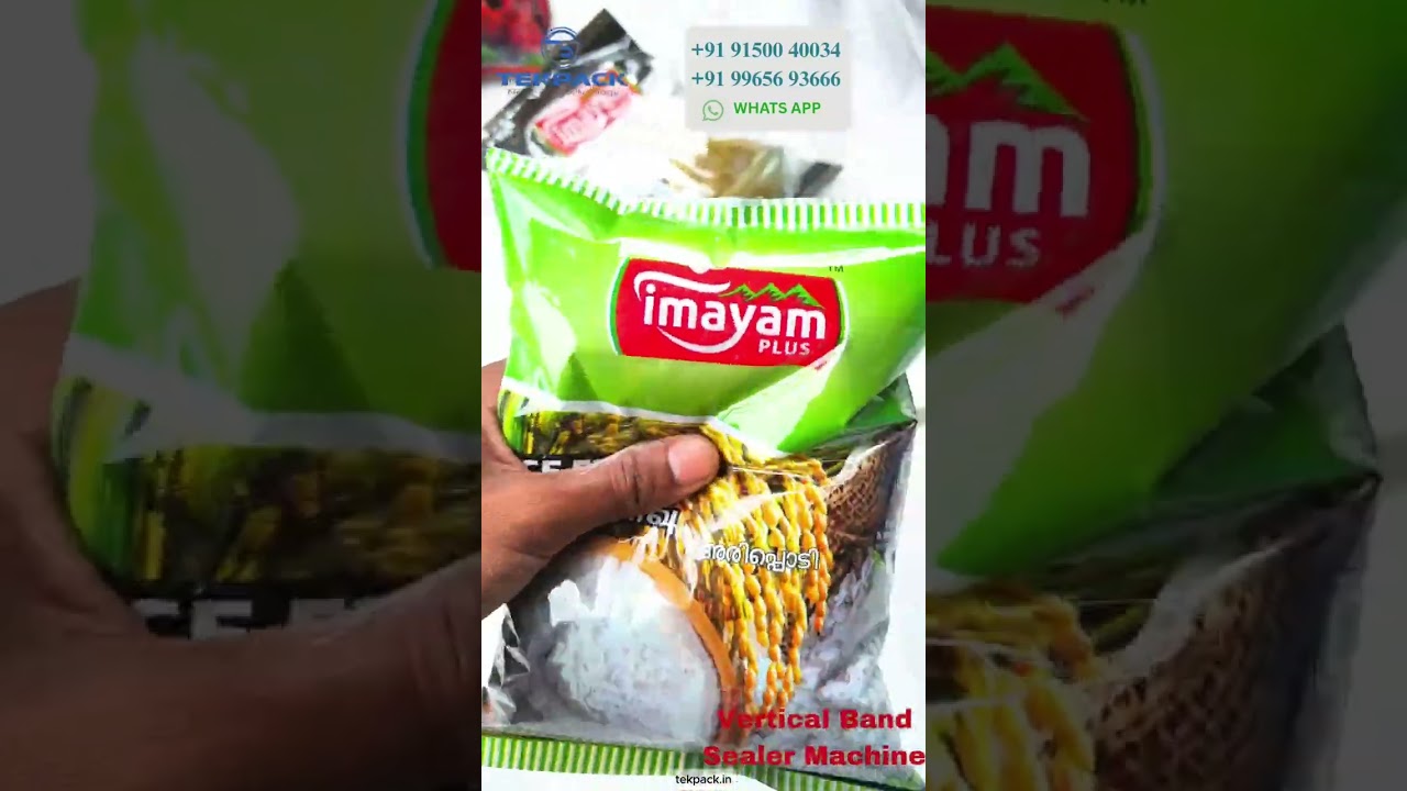 Hygienic Vertical Band Sealer for Pharma & Food 