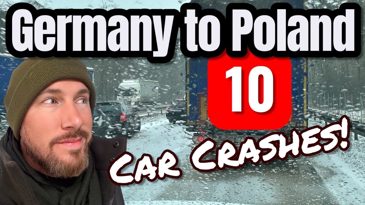 Epic Fail Drive: Dresden to Wrocław – 10 Accidents, Snow Chaos, Barely Moved!