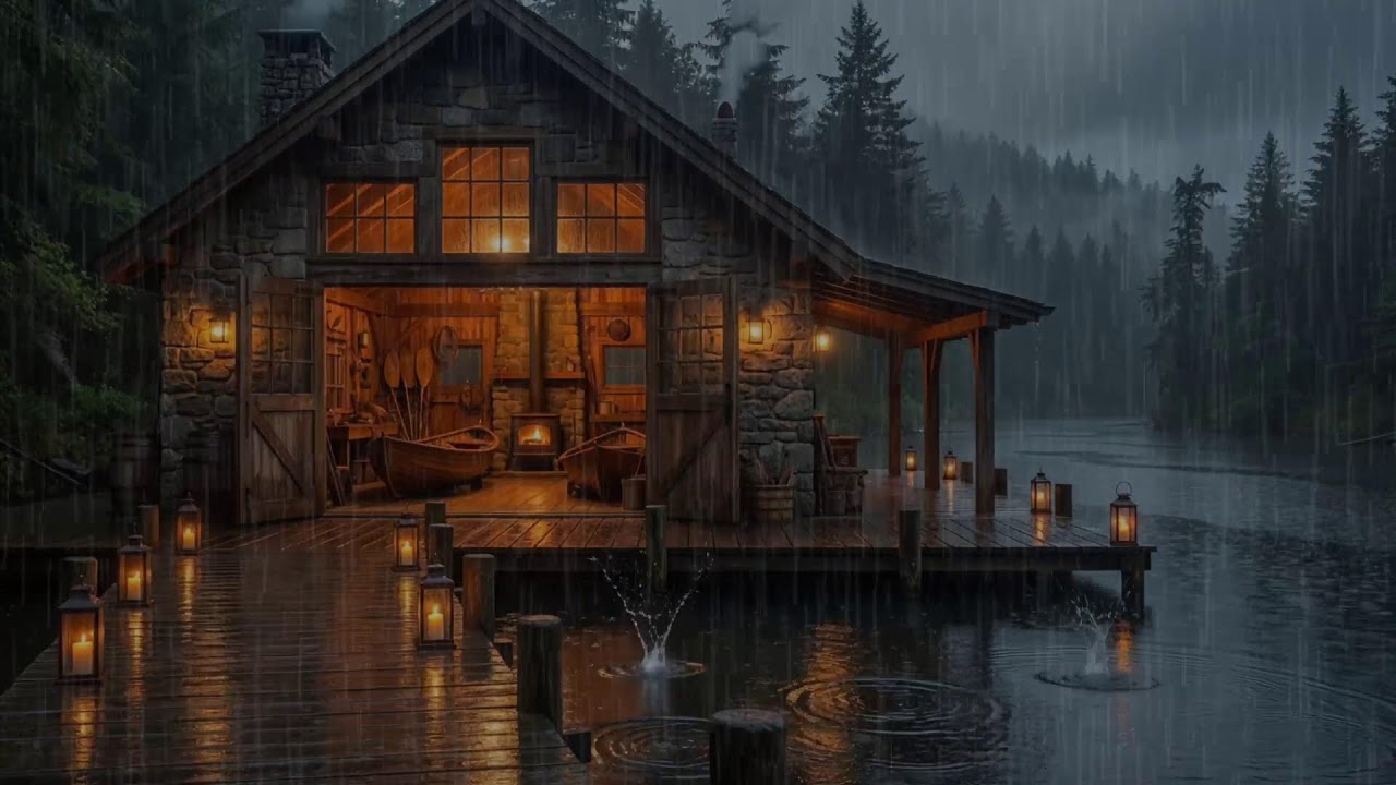 Soft Night Rain for Sleeping 🌙 Calm Rain Ambience for Stress Relief, Relaxation and Better Sleep