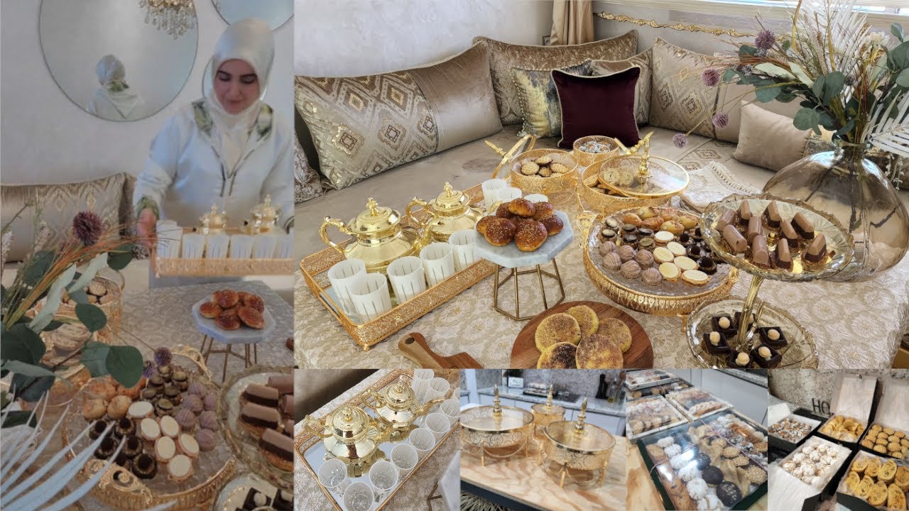 طاولة هماوية للعيد | خطوات بسيطة تجعلك مميزة في عراضة 🌟 تعطير وتنظيم المنزل 🌟 جلابة عيد🌟 أواني راقية