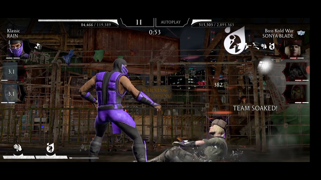 MK Mobile: Fatal Earthrealm Tower Boss Battle 140 (2nd Run)