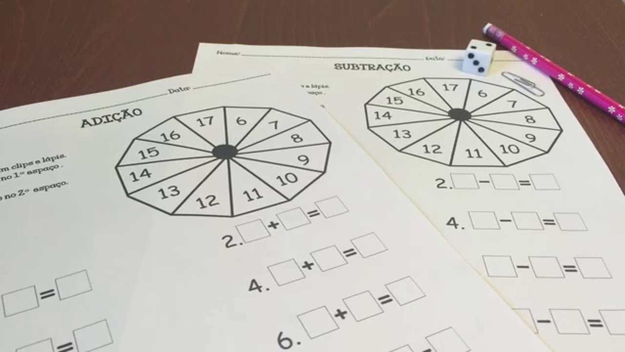 Jogos de Matemática do 5º ano - Roleta aleatória