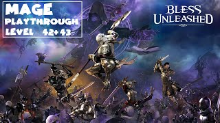 BLESS UNLEASHED - Mage Leveling Playthrough Lvl 42-43 Net Worth