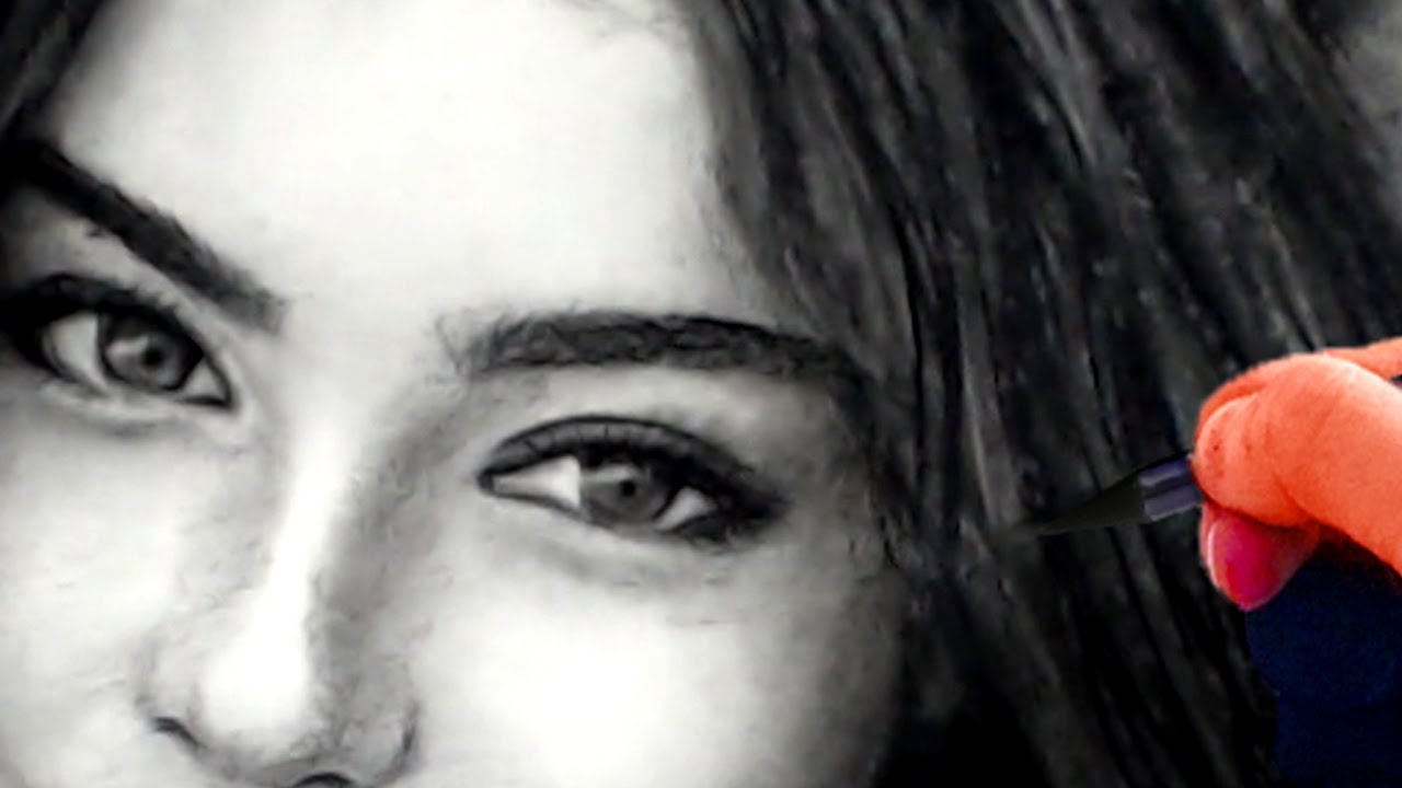 Girl Portrait Art Video - FREE Art Tutorial (link in desc)