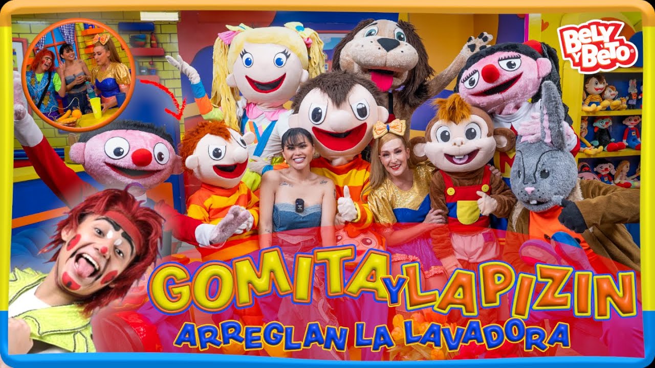 Gomita y lapizin arreglan la lavadora- Bely y Beto