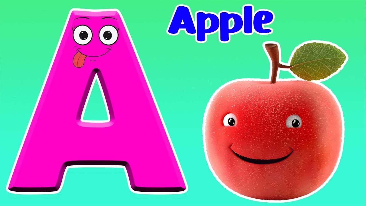 ABC song | a for apple | abc phonics song for toddlers | nursery rhymes ...