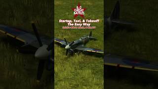 Startup, Taxi, & Takeoff The Easy Way: Spitfire #il2sturmovik #tutorial #guide #flightsimulator