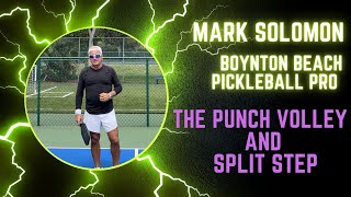 Mark Solomon Discusses the Pickleball Punch Volley and Split Step