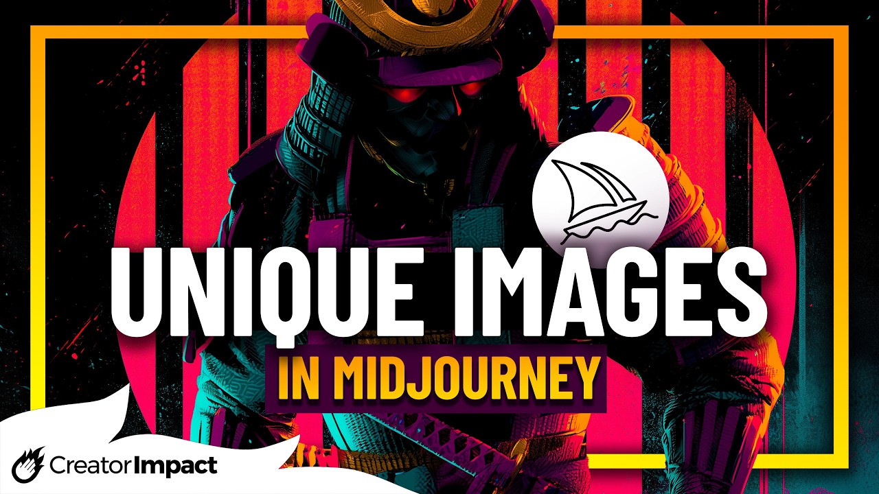 3 Tools for creating UNIQUE AI images in Midjourney!