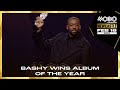 Ref:TtkggJT2JHw   bashy wins album of the year for being poor is expensive at 2025 mobo awards   | #moboawards