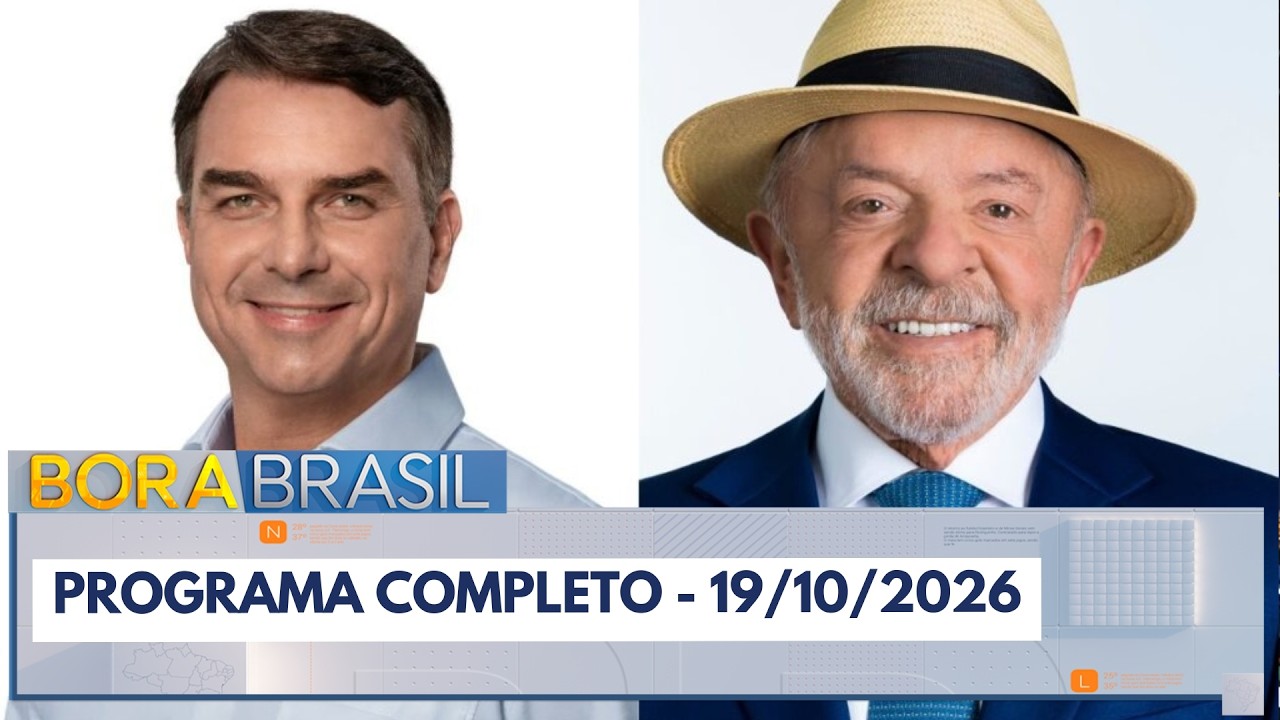 Flávio x Lula: acompanhe as repercussões do debate presidencial | BORA BRASIL - 19/10/2026