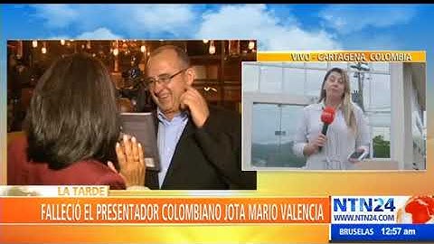 La TV colombiana de luto: Murió Jota Mario Valencia