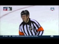 First russian refree in nhl history calls his first penalty