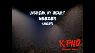 Weezer - Unbreak My Heart [karaoke]