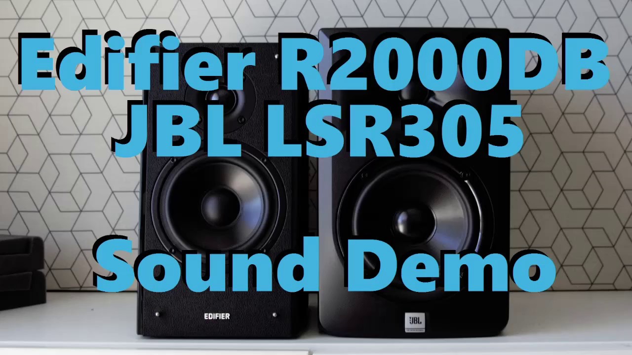 Edifier R2000DB vs JBL LSR305 || Sound Demo w/ Bass Test -