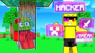 CHEATING With \/\/HACKS In Minecraft Hide and Seek