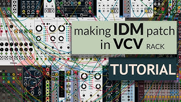 How to make IDM track with modular synth  (VCV Rack Tutorial) [WITH VOICE!]