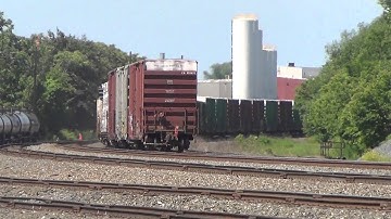 Fast CSX Mixed Freight Train