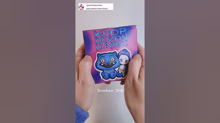 KPop Demon Hunters Blindbag Game   book 케이팝 데몬헌터스 블라인드백 게임북 ASMR #papercraft #kpop #gamebook #asmr