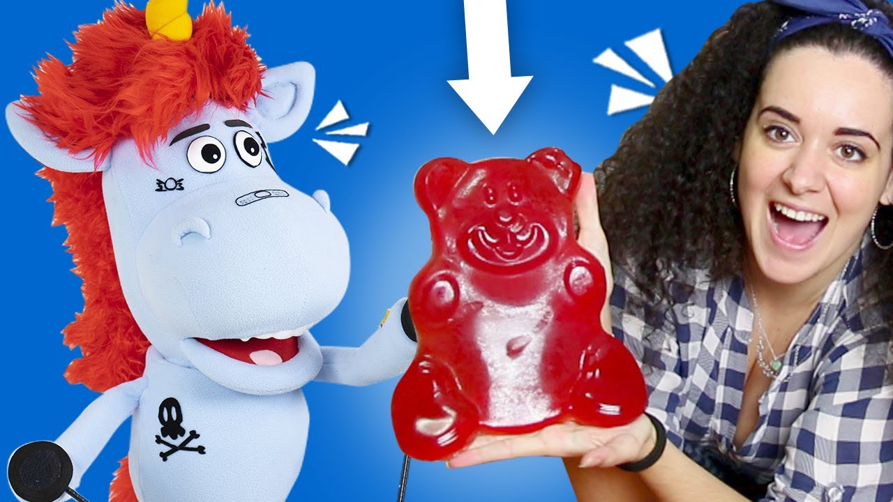 FACCIAMO UN ORSETTO GOMMOSO GIGANTE - XXL PIU' DI 2KG - CINZIA CAVALERI - FOOD CHALLENGE