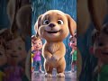আয় বৃষ্টি চেপে #dog #dogshorts #dogdance #cartoon #funny