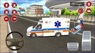 Ambulans Oyunları İzle 3D - American Ambulance Simulator #589 || Polis Oyunu 4K Android Gameplay