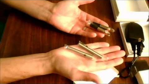 Joye 510 Electronic Cigarette user guide - how to use an electronic cigarette