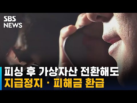   보이스피싱 후 가상자산 전환해도 지급정지 피해금 환급 SBS