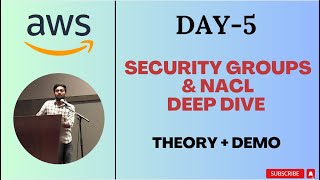 Day5 | AWS Security Group and NACL | Theory + Practical | AWS FREE COURSE by Abhishek |#devops #aws