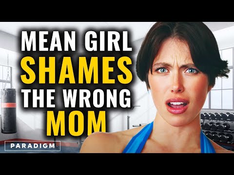 Rich Girl Bullies Poor Mom In Front Of Daughter