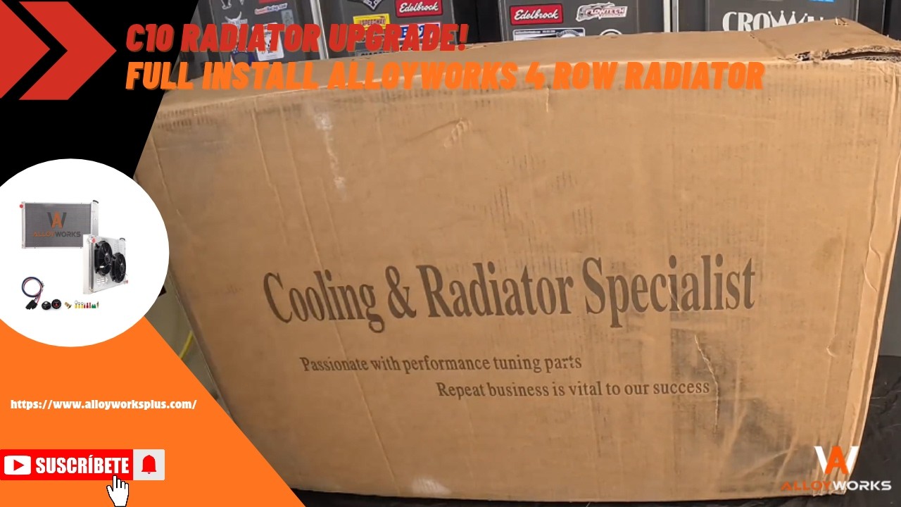 C10 Radiator Upgrade! Full Install Alloyworks 4 Row Radiator - YouTube