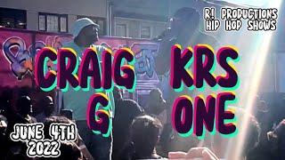 KRS-ONE, CRAIG G FREESTYLE AT BUSHWICK BLOCK PARTY BROOKLYN NYC JUNE 4TH 2022 BDP VS. JUICE CREW ?
