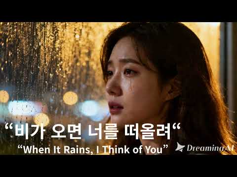 비가 오면 너를 떠올려 #한국 #WhenItRainsIThinkOfYou #TheMeloTune #ballad #koreansong