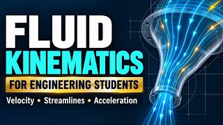 Fluid Kinematics Explained Simply: Velocity Fields, Streamlines, and Acceleration