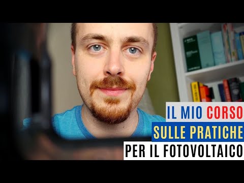 Il mio corso sulle pratiche per il fotovoltaico