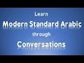 Learn Modern Standard Arabic through conversation - Lesson about "Work"