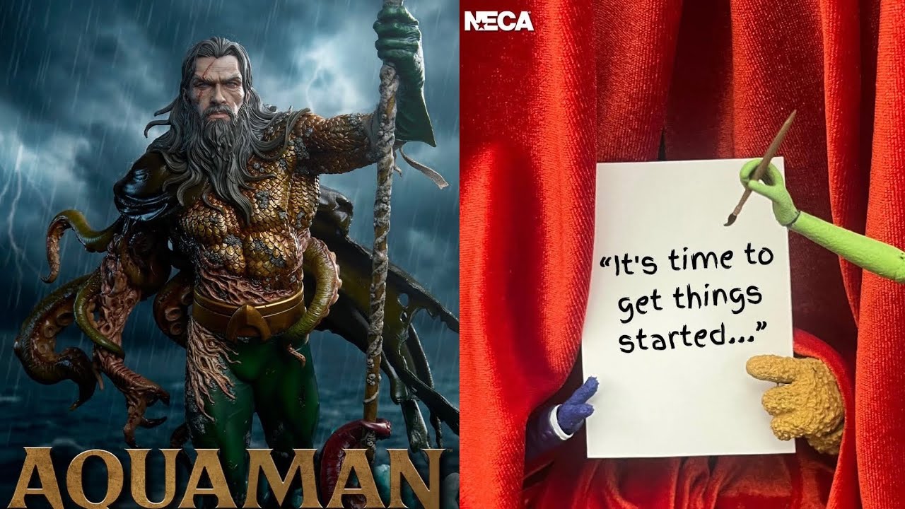 New Aquaman Sideshow collectibles statue & Neca The Muppets reveals