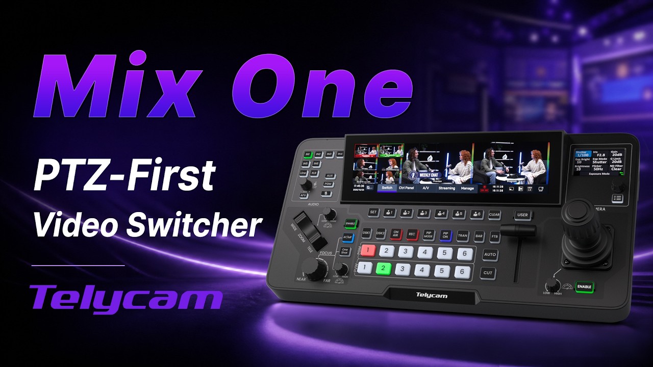 Meet Telycam Mix ONE — The All-in-One Video Switcher - YouTube