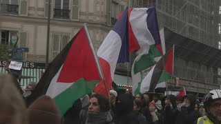 Manifestation à Paris en soutien au peuple palestinien et pour un cessez-le-feu | AFP Images