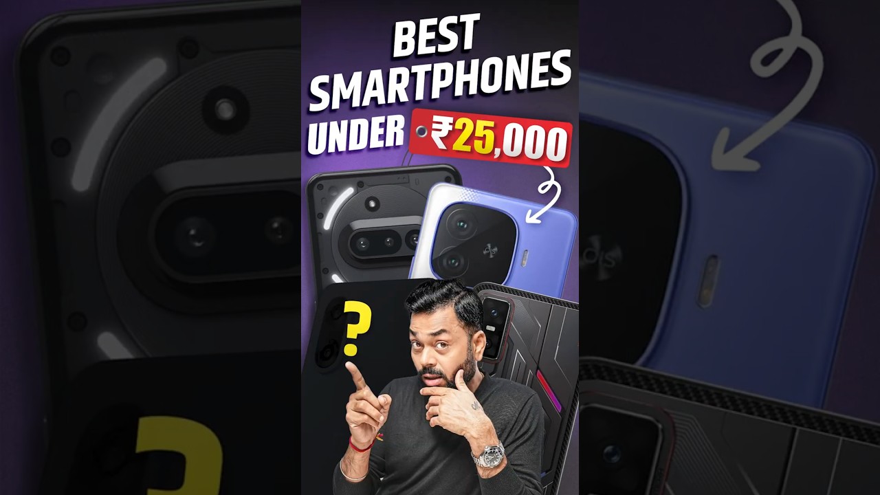 Top 5 Best Smartphones Under ₹25000 ⚡ 