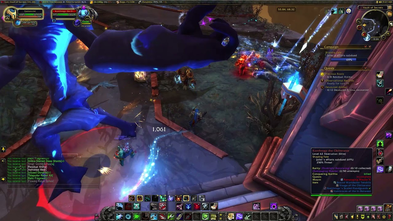 Konthrogz the Obliterator WoW Rare in Korthia YouTube