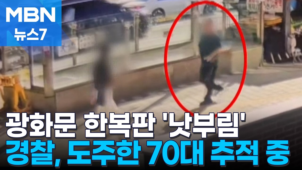 광화문 인근 미술관서 흉기 난동…경찰, 70대 용의자 검거 [MBN 뉴스7]
